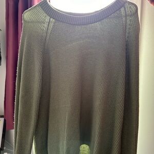 Light green women’s sweater
